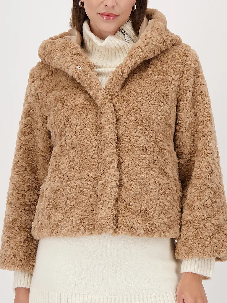 MONARI | Chaqueta con aspecto de piel | Marrón claro