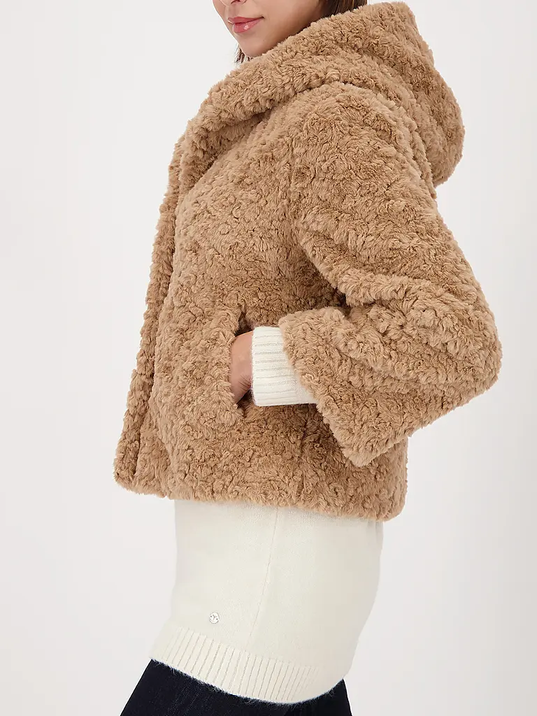MONARI | Chaqueta con aspecto de piel | Marrón claro