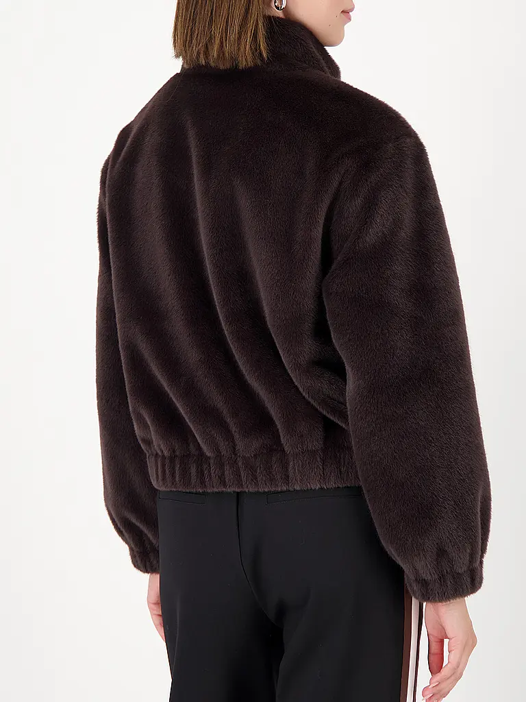 MONARI | Chaqueta de aspecto de piel | Marrón