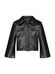 MONARI | Chaqueta de imitación de cuero | Negro