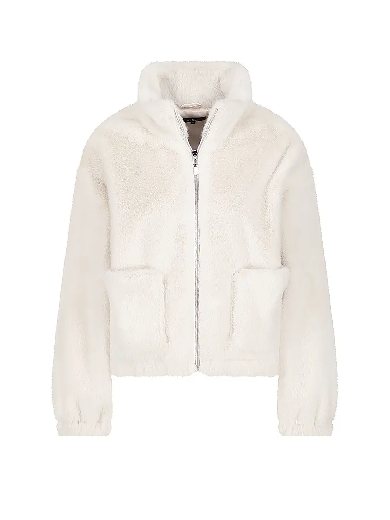 MONARI | Chaqueta en óptica de piel | Crema