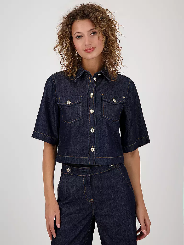 MONARI | Chaqueta vaquera | Azul oscuro