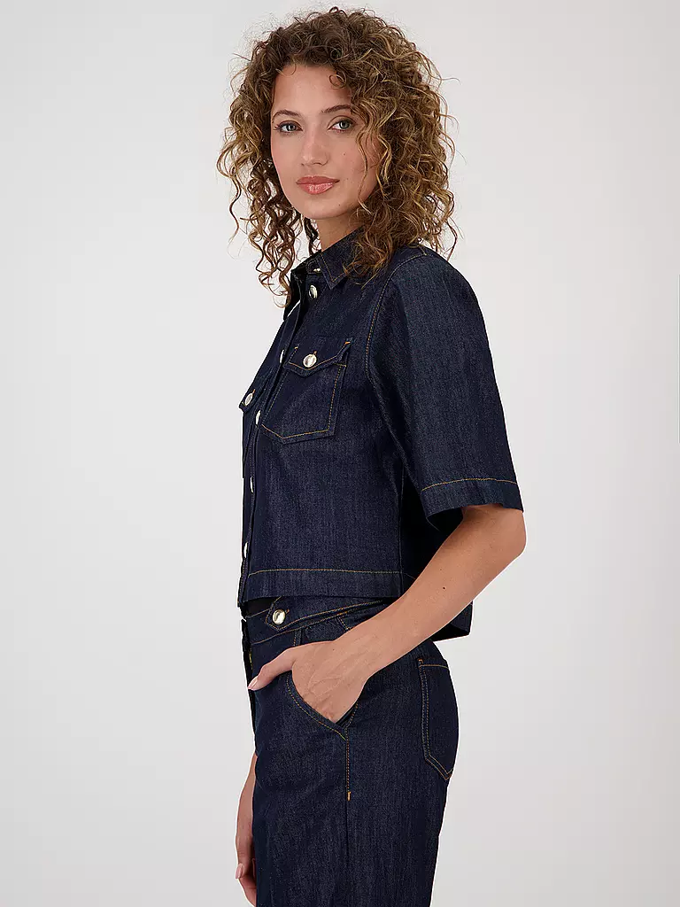 MONARI | Chaqueta vaquera | Azul oscuro