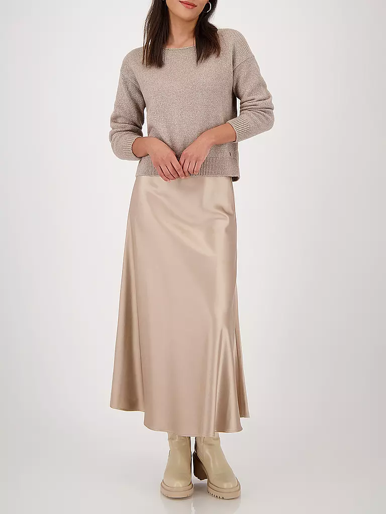 MONARI | Falda midi | Camel