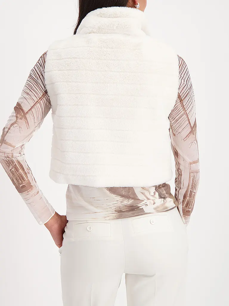 MONARI | Gilet con aspecto de piel |