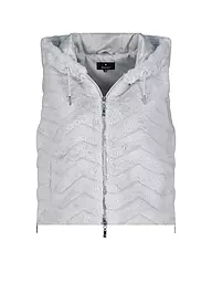 MONARI | Gilet in Felloptik | Gris
