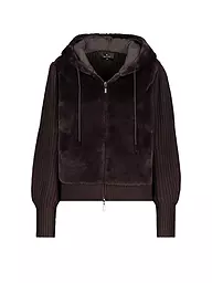 MONARI | Strickjacke in Felloptik | Marrón