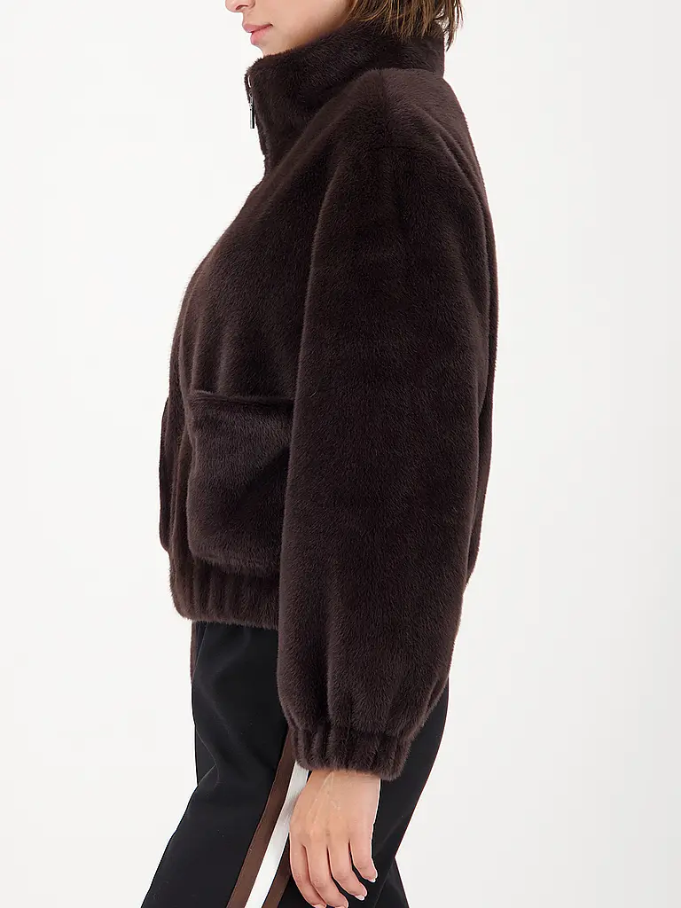 MONARI | Jacke in Felloptik |