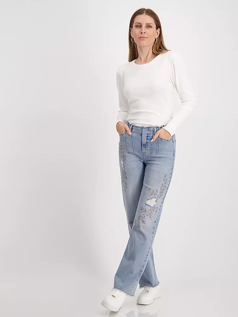 MONARI | Jeans de corte ancho | Azul