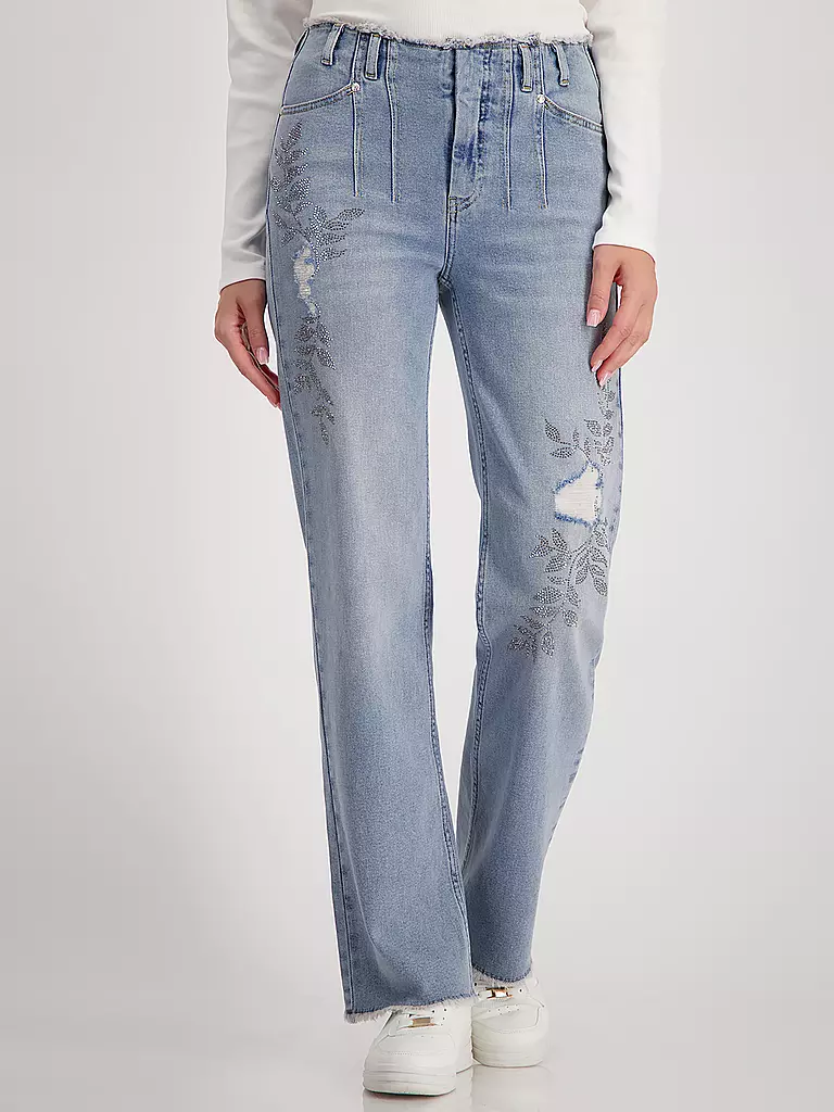 MONARI | Jeans de corte ancho | Azul