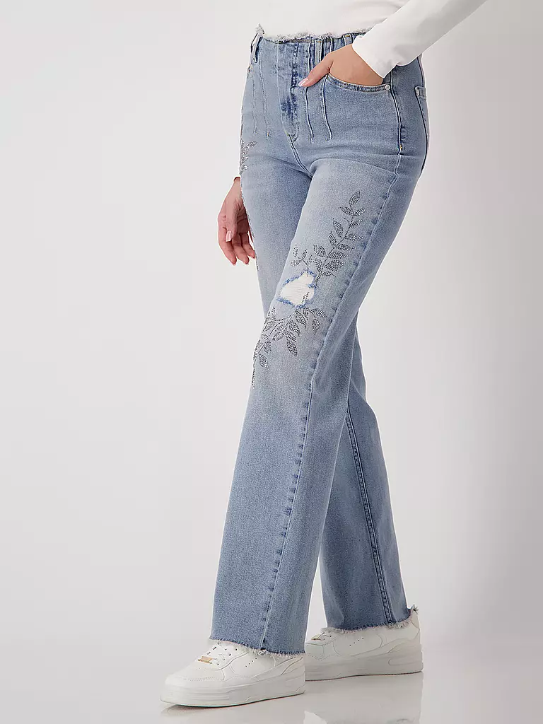 MONARI | Jeans de corte ancho | Azul