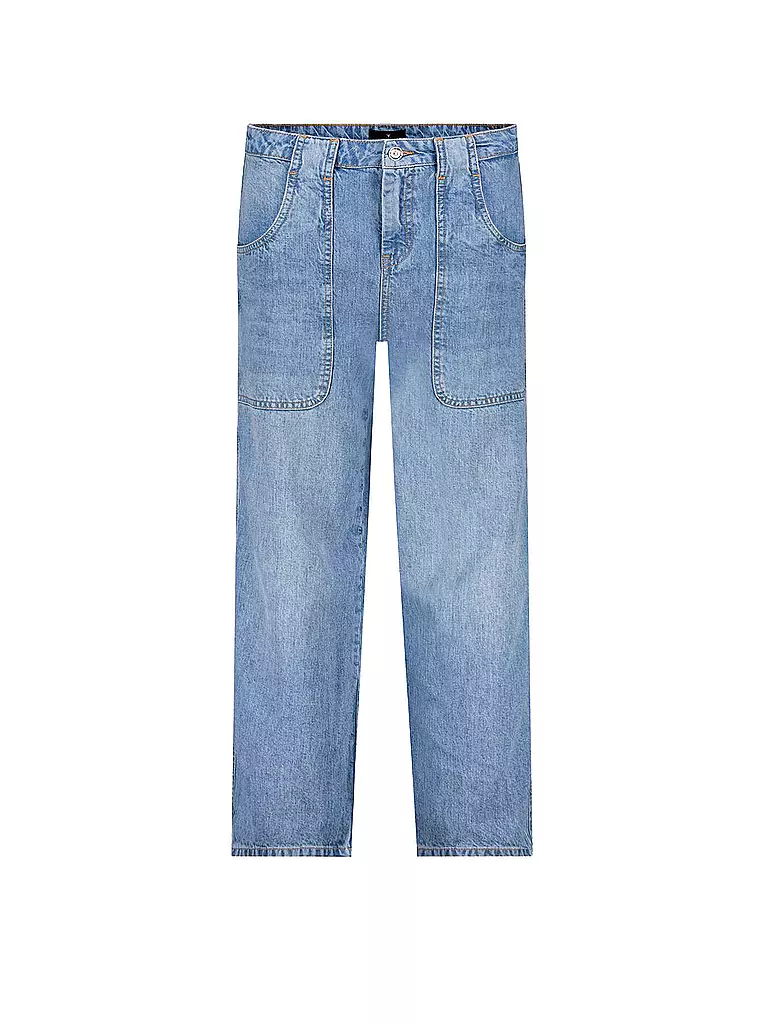MONARI | Jeans de corte recto 7/8 | Azul