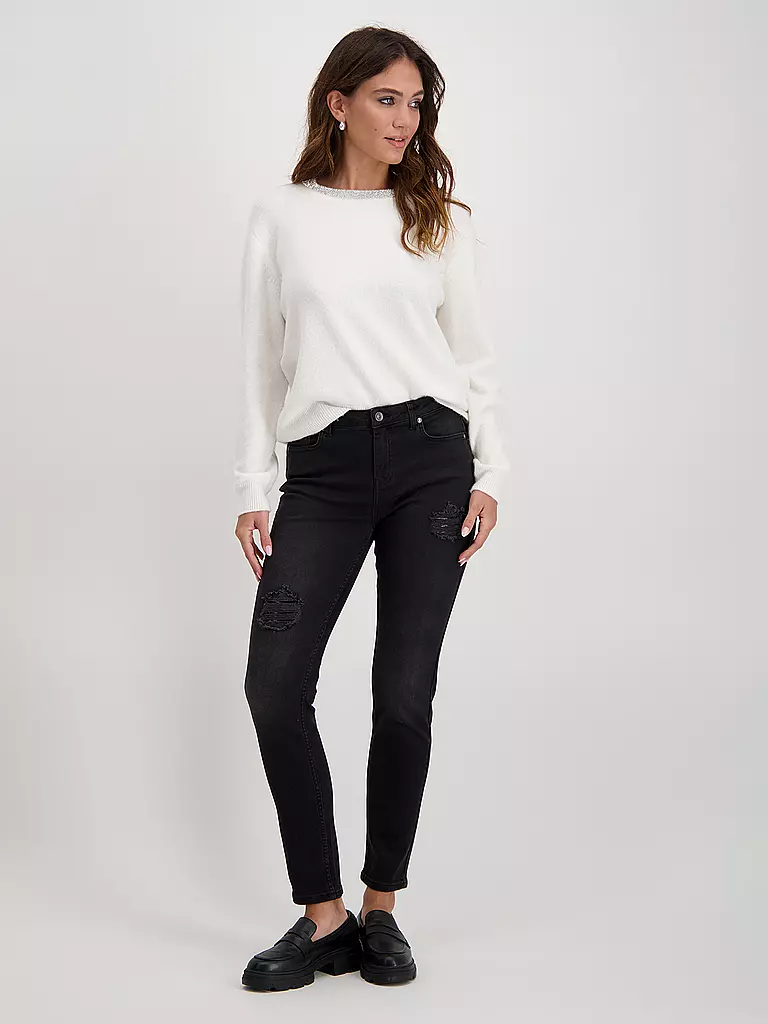 MONARI | Jeans Skinny Fit  | Negro