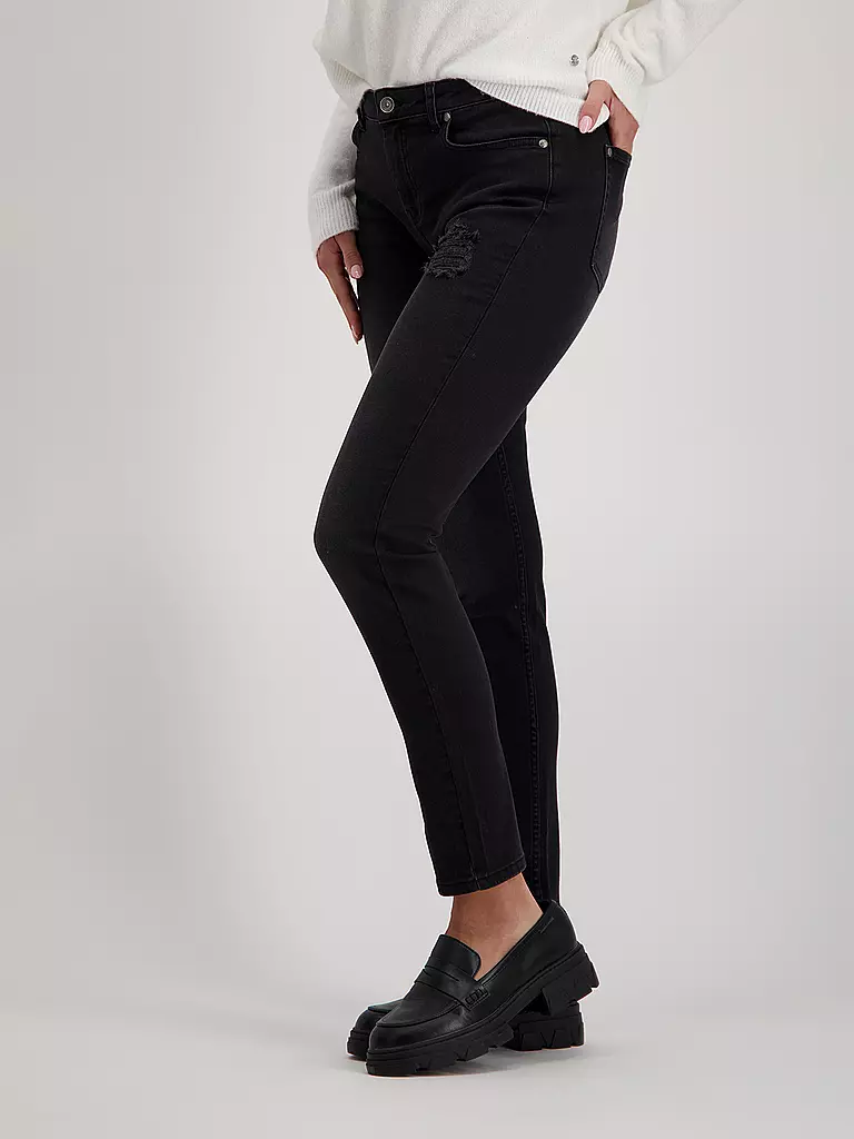 MONARI | Jeans Skinny Fit  | Negro