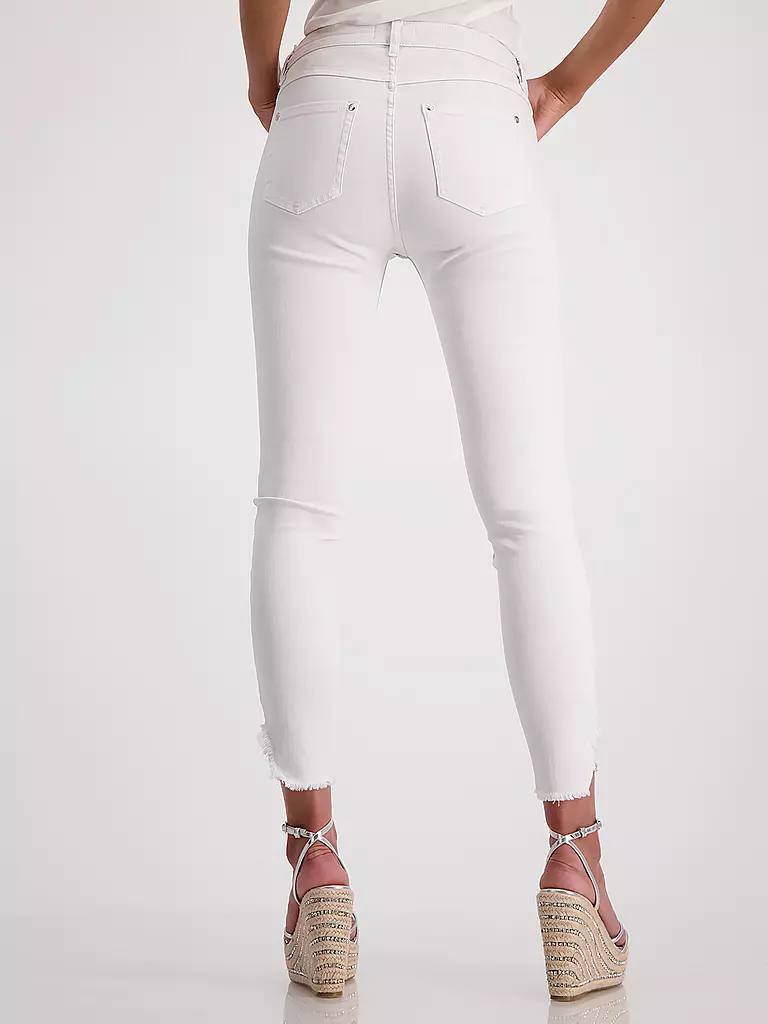 MONARI | Jeans Skinny Fit 7/8 | Gris claro