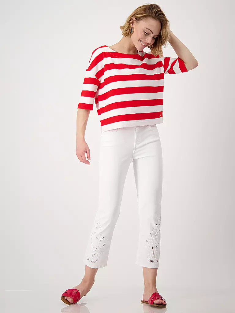MONARI | Jeans Slim Fit SARDINIEN | Crema