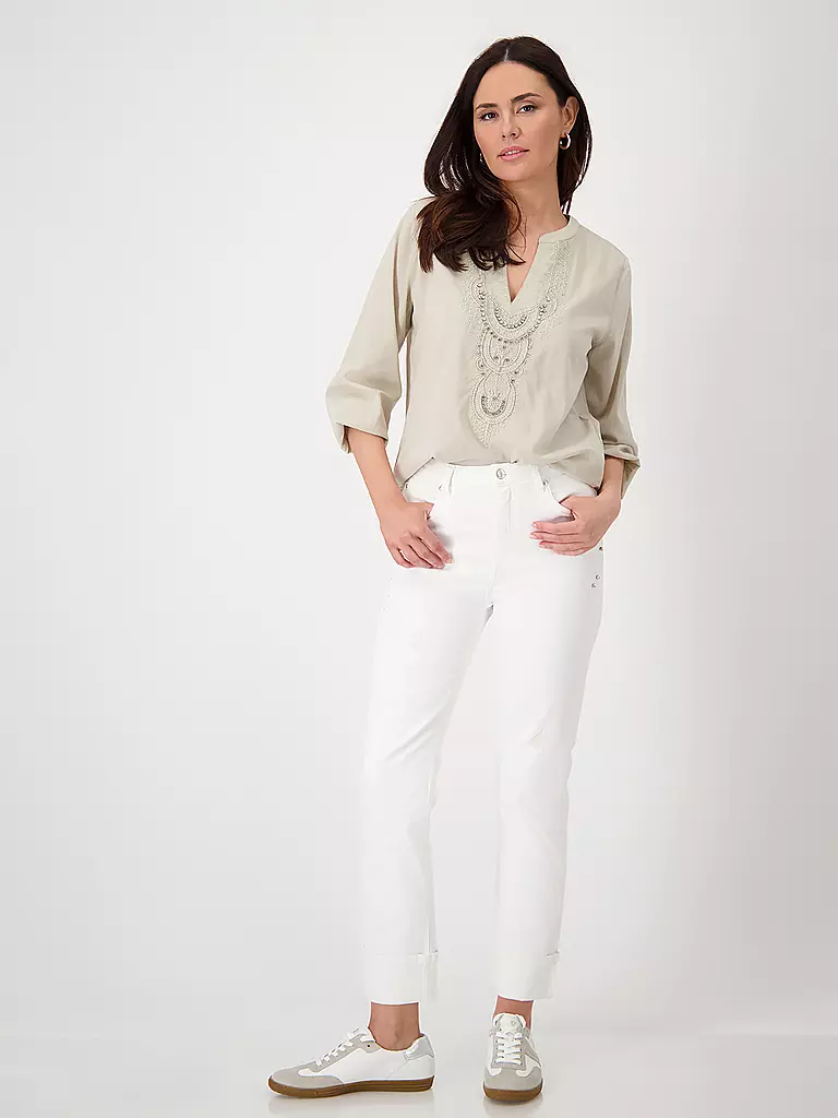 MONARI | Jeans Slim Fit | Crema