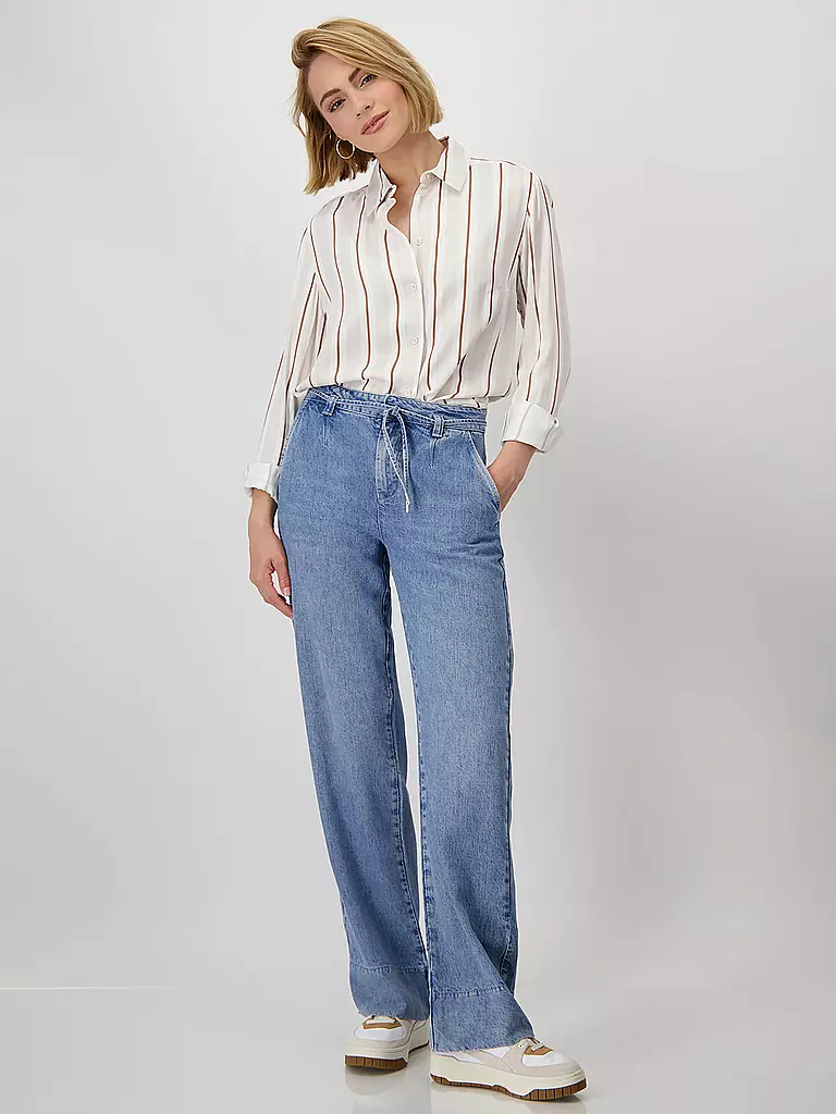 MONARI | Jeans Wide Leg Fit | Azul