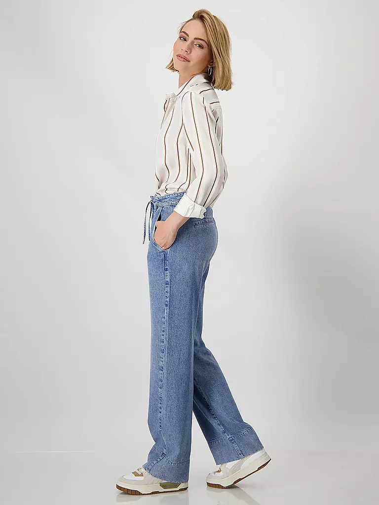 MONARI | Jeans Wide Leg Fit | Azul