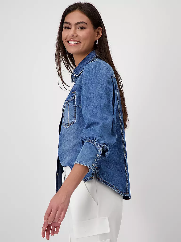 MONARI | Jeansbluse | Azul