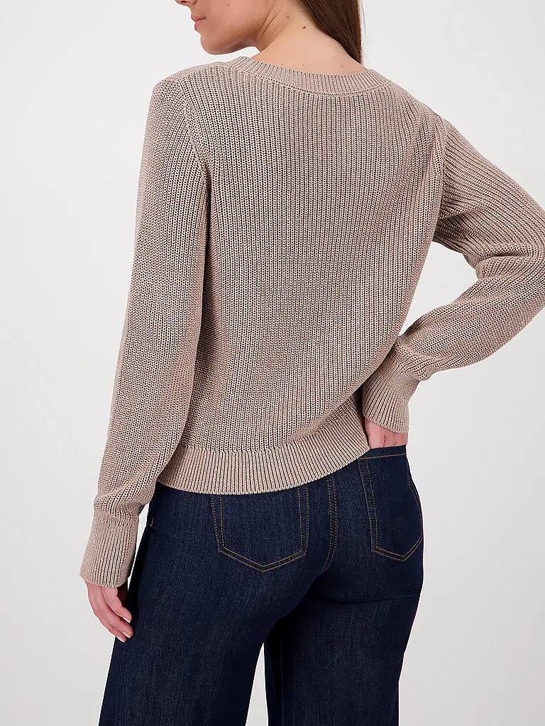 MONARI | Jersey | Marrón claro