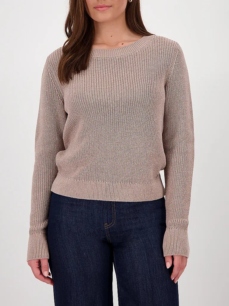 MONARI | Jersey | Marrón claro
