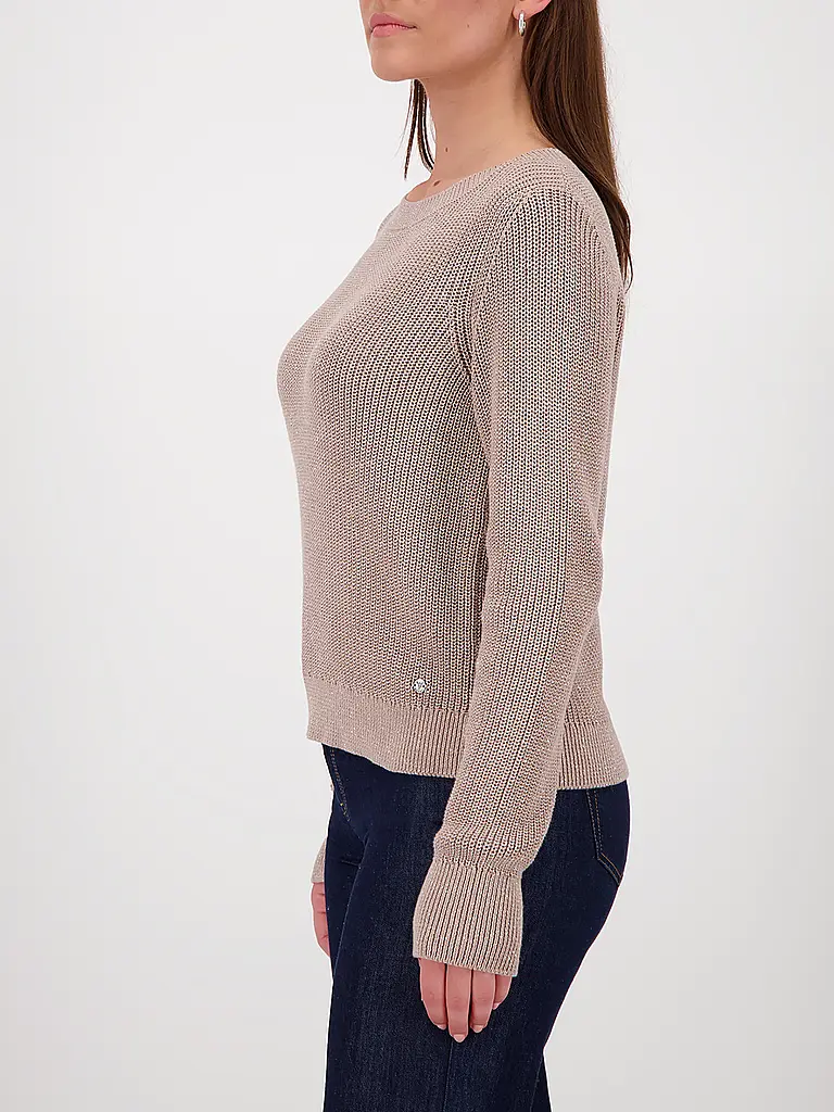 MONARI | Jersey | Marrón claro