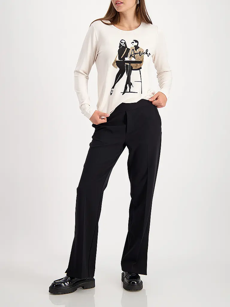 MONARI | Langarmshirt  | Beige