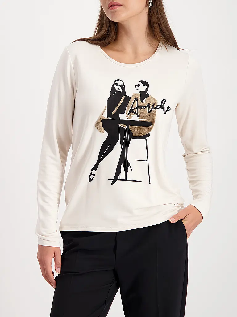 MONARI | Langarmshirt  | Beige