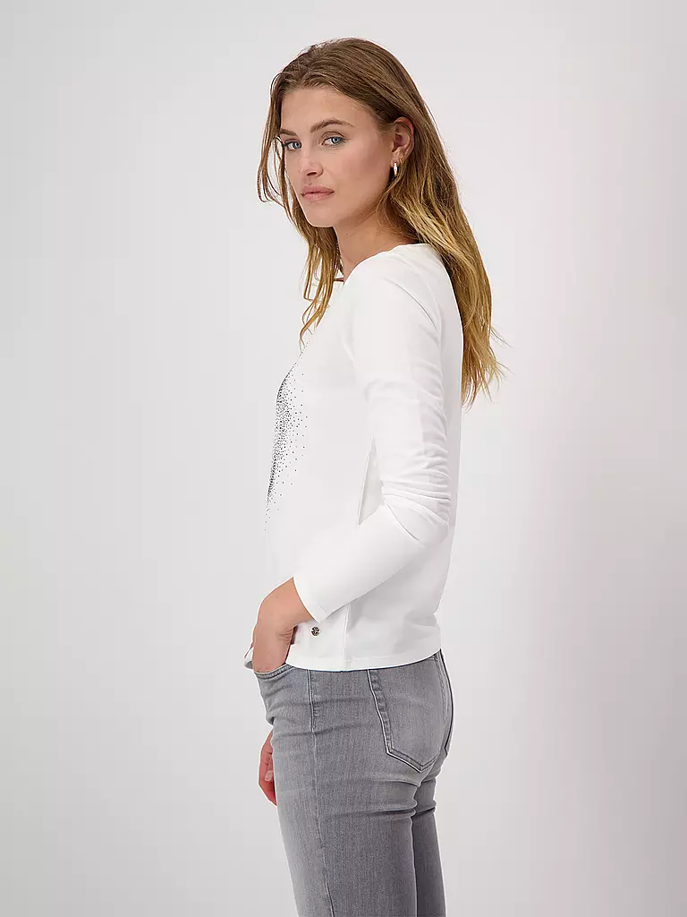 MONARI | Langarmshirt  | Crema