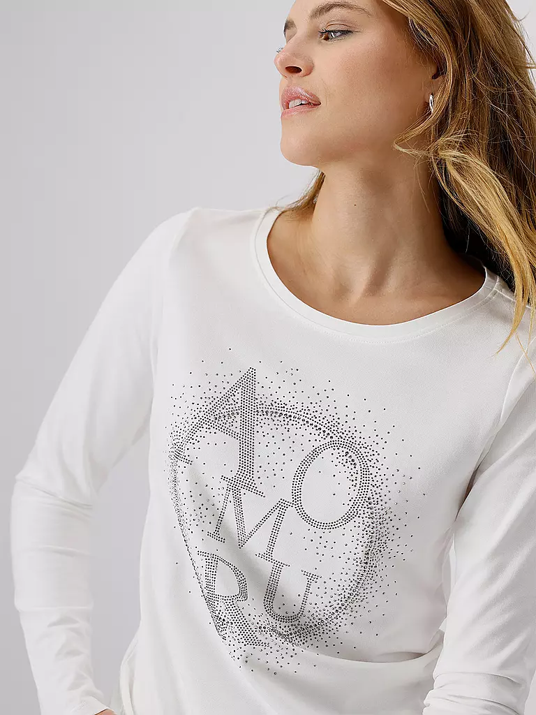 MONARI | Langarmshirt  | Crema