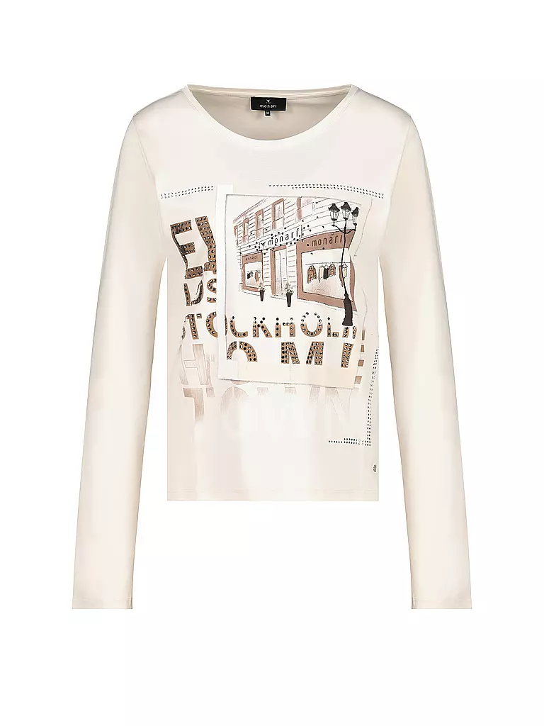MONARI | Langarmshirt | Crema