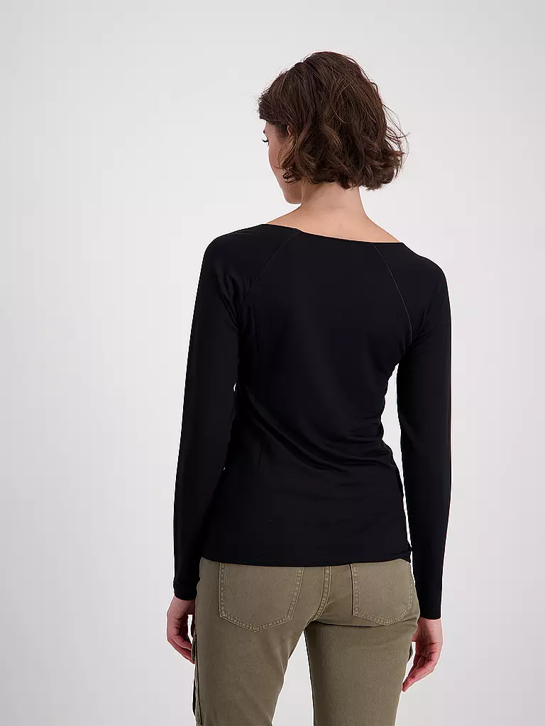 MONARI | Langarmshirt | Negro