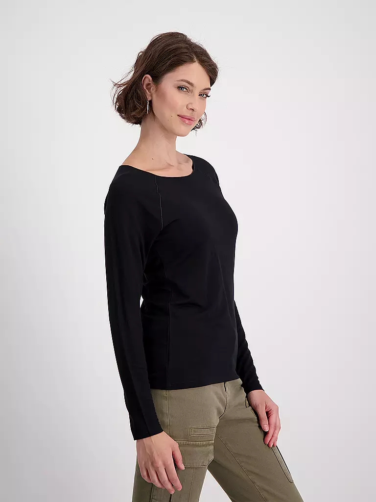 MONARI | Langarmshirt | Negro