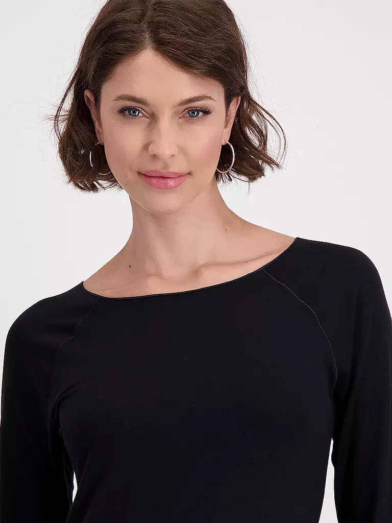 MONARI | Langarmshirt | Negro