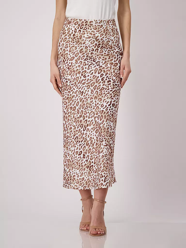 MONARI | Midi falda SARDINIEN | Camel