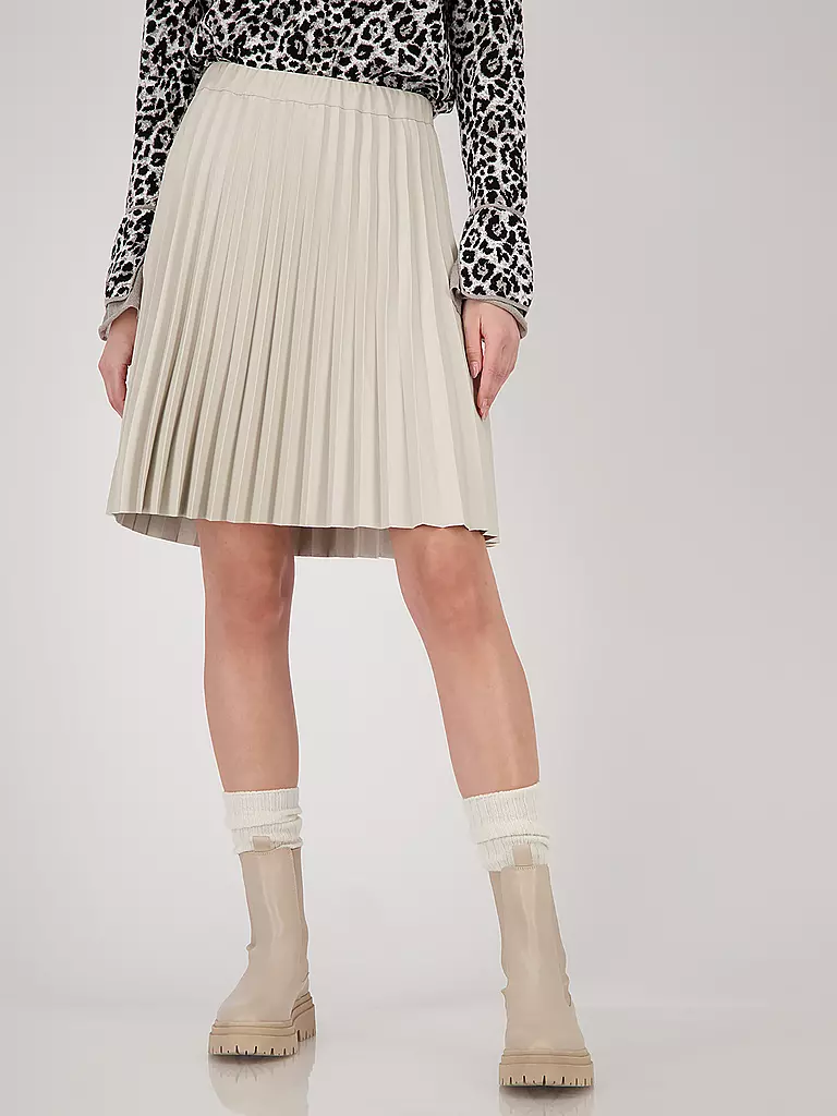 MONARI | Minifalda | Crema