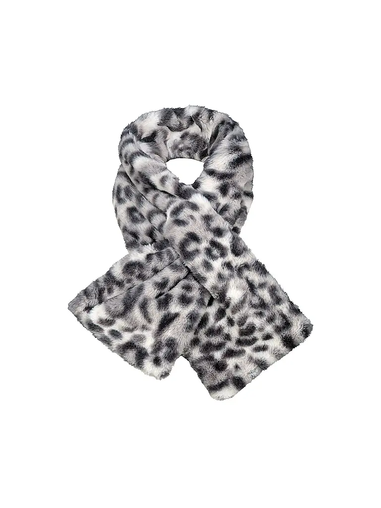 MONARI | Nombre del producto: Bufanda con aspecto de piel | Gris claro