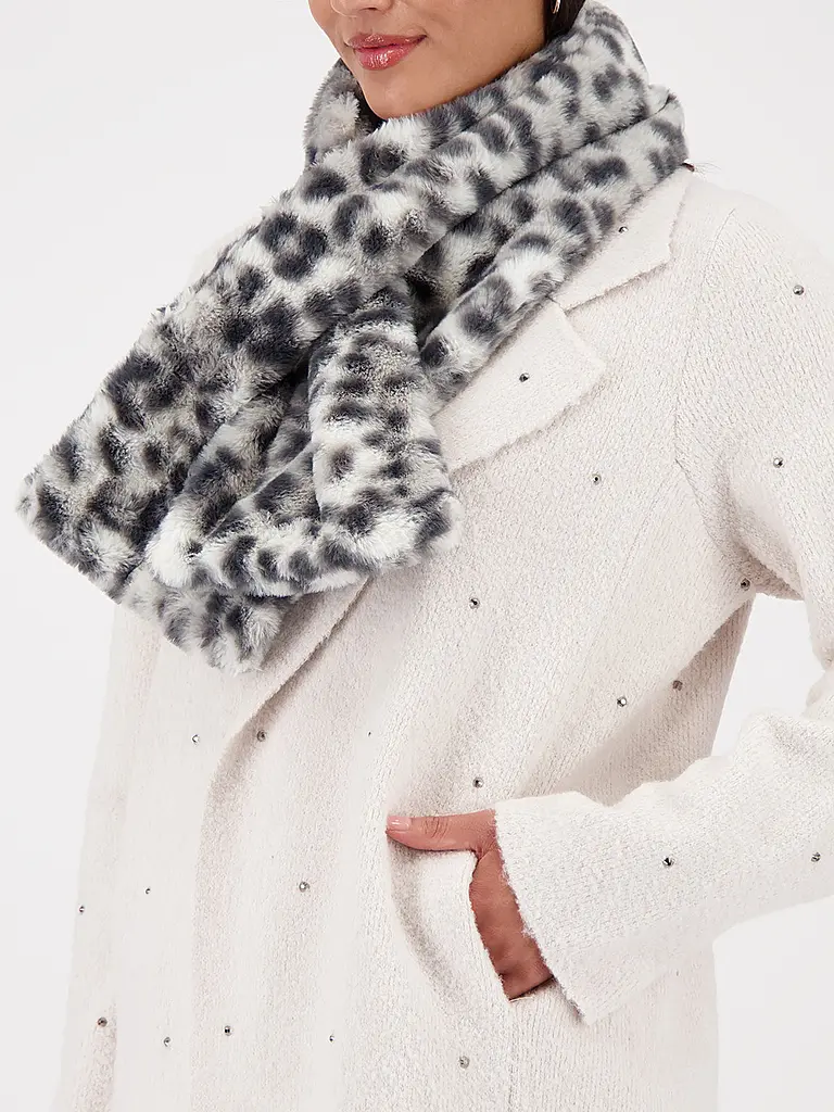 MONARI | Nombre del producto: Bufanda con aspecto de piel | 