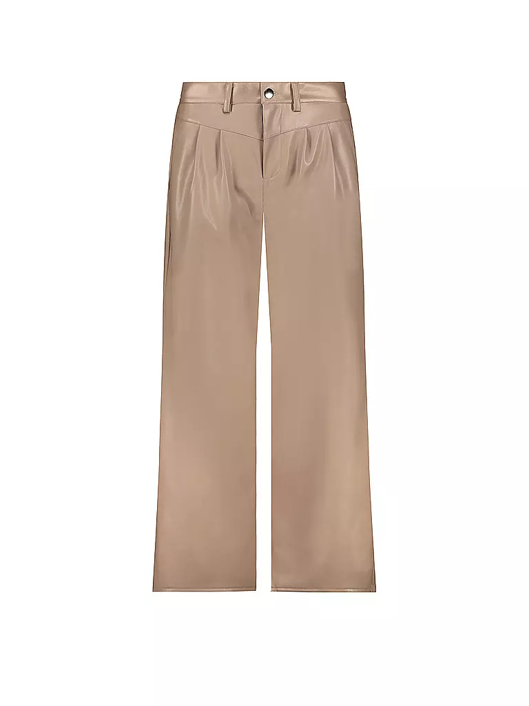 MONARI | Pantalón con aspecto de cuero | Camel