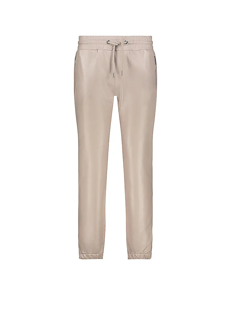 MONARI | Pantalón con aspecto de cuero | Beige