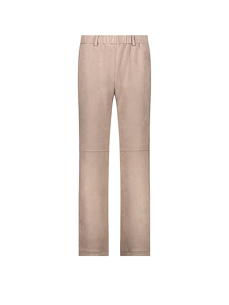 MONARI | Pantalón con aspecto de cuero | Camel