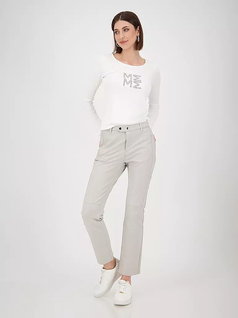 MONARI | Pantalón con aspecto de cuero | Beige