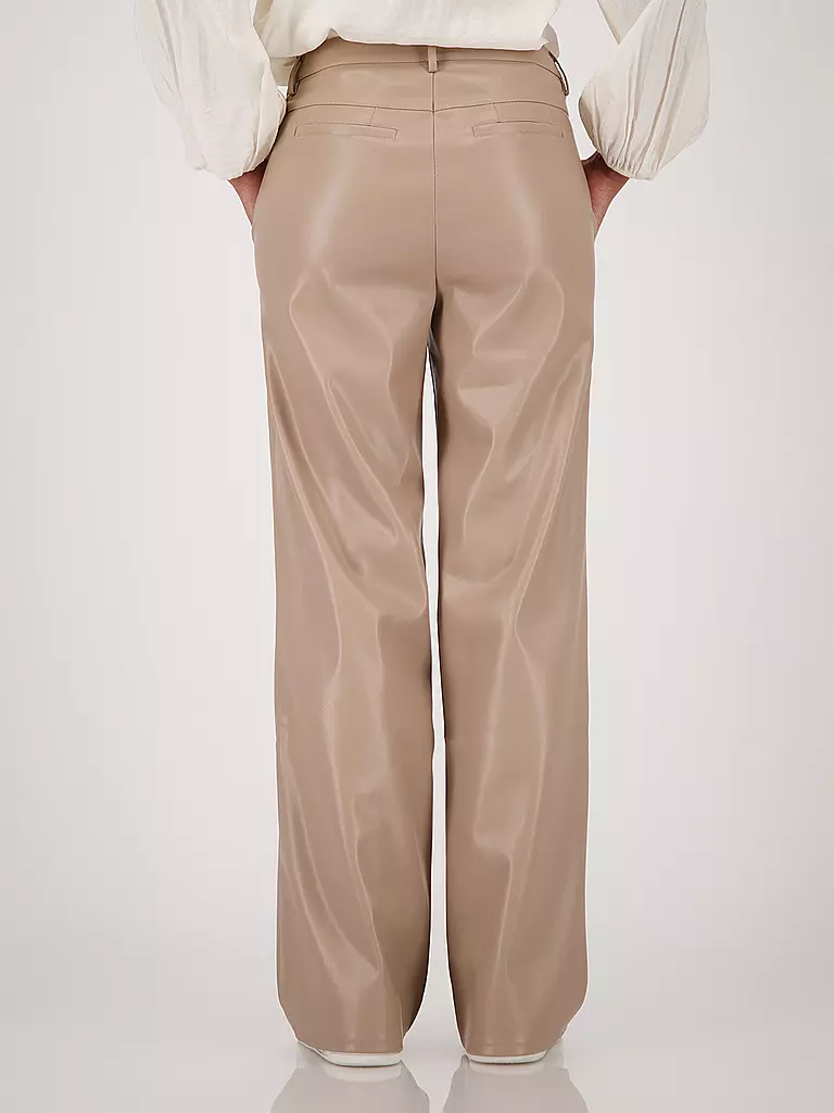 MONARI | Pantalón con aspecto de cuero | 