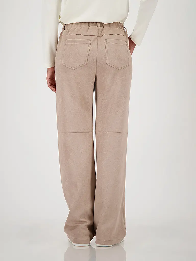 MONARI | Pantalón con aspecto de cuero |