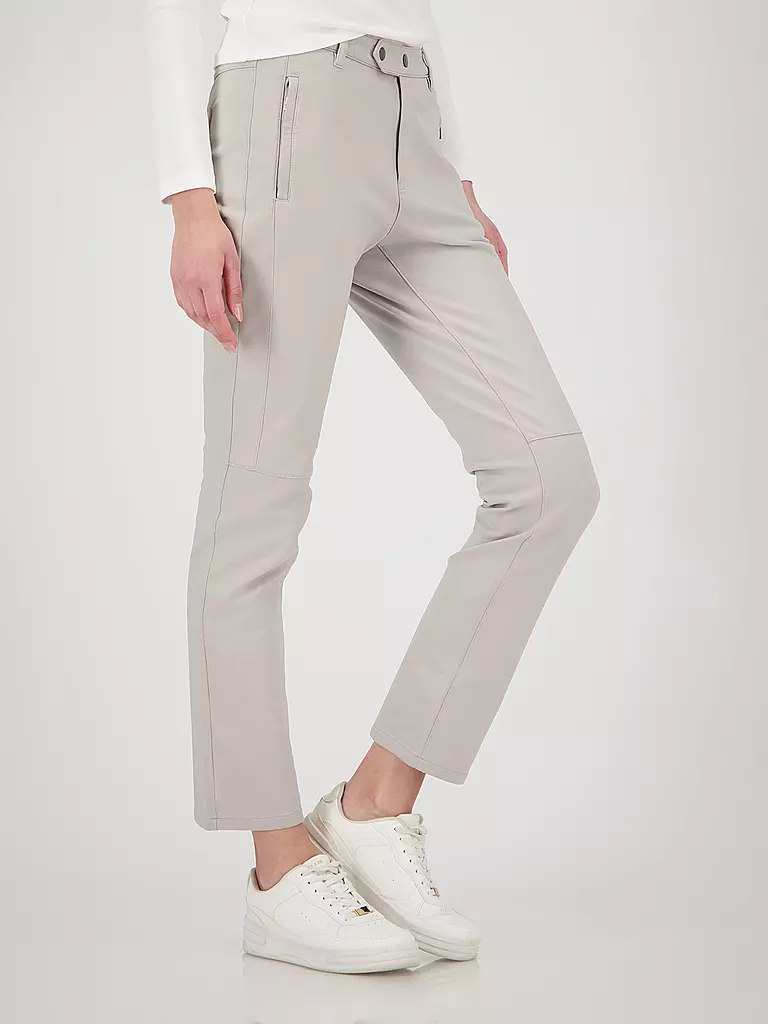 MONARI | Pantalón con aspecto de cuero |