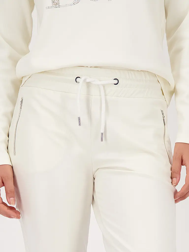MONARI | Pantalón con aspecto de cuero | Beige