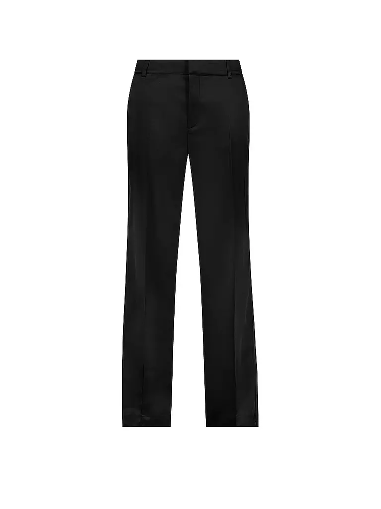 MONARI | Pantalón de vestir de corte ancho | Negro