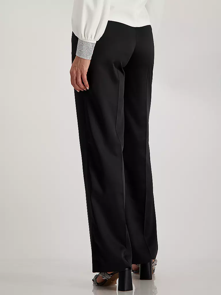 MONARI | Pantalón de vestir de corte ancho | Negro