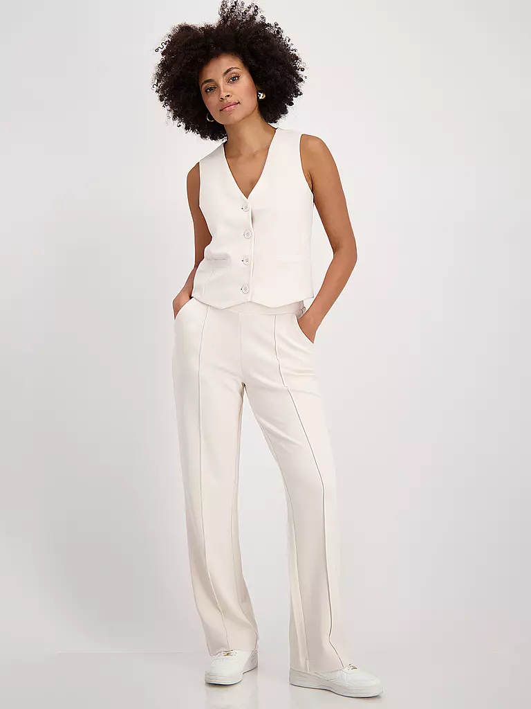 MONARI | Pantalón Jogging Fit | Crema